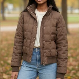 dELiA*s Brown Puffer Jacket